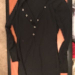 Black Dress Button Down